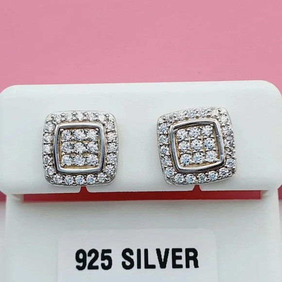 "925 Sterling Silver Cubic Zirconia Earrings, U19254561 - Picture 6 of 11
